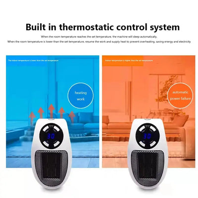 Portable Electric Heater 500w happypetssupply