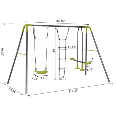attached, backyard, beam, braces, chance, children, climbing, coating, construction, drilled, easily, easy, frame, glider, happypetsupply3, hours, kids, ladder, material, metal, outdoor, playground, powder, rope, seat, shipping, size, slide, swing, with