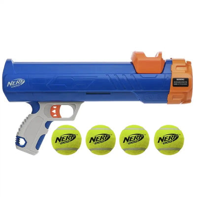 16 Inch Tennis Ball Blaster With 4 Tennis Balls Included happypetssupply