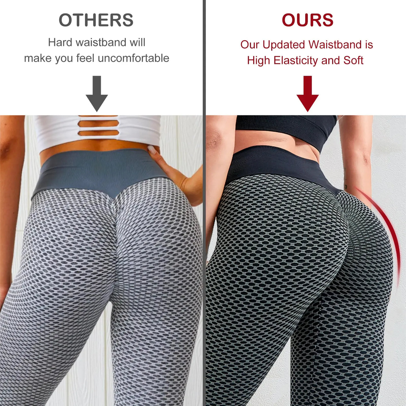 TIK Tok Leggings Women Butt Lifting Workout Tights
Overview:♥TIK Tok Legging for women crafted with compacting material(92% Polyester and 8% Elastane), makes your cellulite appear non-existent while improving your booty shape! Perfect fit and extremely flattering. Quick-dry, sweat-wicking, high stretch, comfy and soft.♥Butt Lifting Leggings serve as an instant tummy tuck and waist cruncher. High waistband designed to prevent slippage and sagging-helping to lift your butt and put it into place, giving it tha
