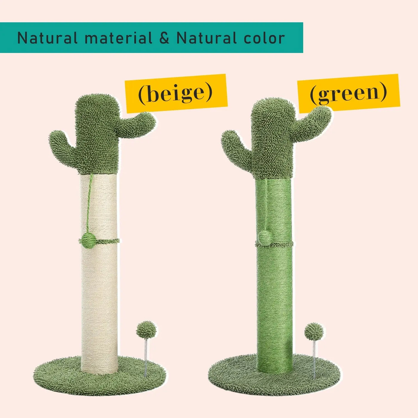 Cute Cactus Cat Tree Toy Fast Delivery happypetssupply